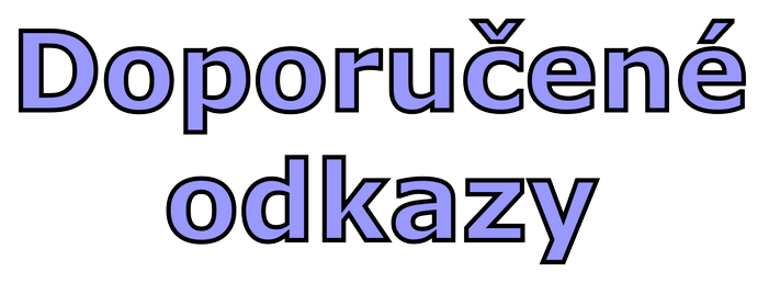 Doporuen odkazy, cestovn, potae a internet